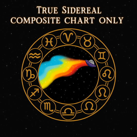 True Sidereal/Constellational Astrology Composite Chart (chart only)