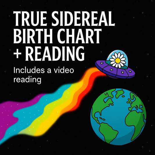 Cosmic Birth Chart + Reading (True Sidereal)